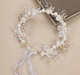  Cài tóc TC8025 Vòng Hoa Ngọc Trai – Thanh Lịch & Sang Trọng 