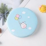  “Gương Cầm Tay Mini MG19 – Gương Trang Điểm Cute Bo Tròn, Nhiều Màu Pastel Siêu Xinh (Xanh Dương/Hồng/Xanh Lá)” 