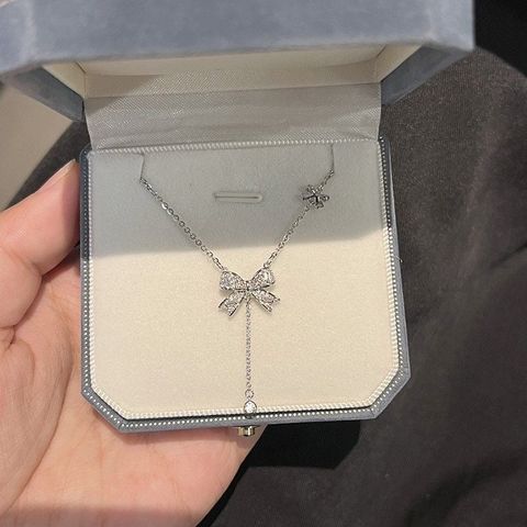  Dây Chuyền DC295 – Nơ titan xinh xắn, nữ tính & thanh lịch 