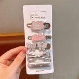  KT0314 Set kẹp tóc hoạt hình dễ thương – Kitty, Gấu, Ngôi Sao xinh xắn, đáng yêu hết nấc 