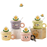  Ly Sứ NL0035 Hoa Spring Pastel cực cute, tặng quà là chuẩn 