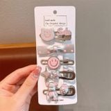  KT0314 Set kẹp tóc hoạt hình dễ thương – Kitty, Gấu, Ngôi Sao xinh xắn, đáng yêu hết nấc 