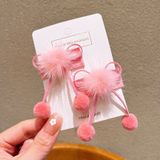  Set kẹp tóc bông bi đáng yêu KT0315 – Ngọt ngào, nổi bật, cực xinh cho nàng bánh bèo 