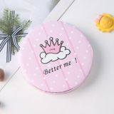  “Gương Cầm Tay Mini MG19 – Gương Trang Điểm Cute Bo Tròn, Nhiều Màu Pastel Siêu Xinh (Xanh Dương/Hồng/Xanh Lá)” 