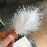  Kẹp Tóc K285 Lông Vũ Tiểu Thư K285 – Mềm Mịn, Sang Chảnh, Tôn Gương Mặt ✨ 