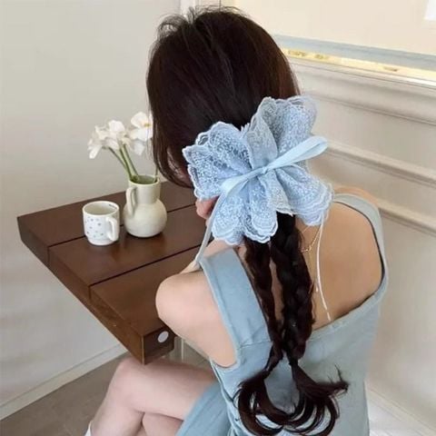  Cột tóc bèo rút CTR01 – Scrunchie vải lụa siêu xinh, dịu dàng cho nàng 