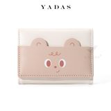  Ví BV004 – Ví Nữ Mini Da PU Cao Cấp, Thiết Kế Đơn Giản, Nhiều Màu Pastel Dễ Thương 