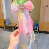  Kẹp Tóc Voan Cầu Vồng K187 – Mềm Mại, Nữ Tính & Siêu Xinh 