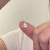  Dây Chuyền DC299 – Đính đá titan cổ điển, sang trọng 