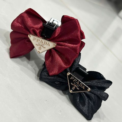  Kẹp Tóc Ruy Băng KTT0013 – Sang Trọng – Nữ Tính – Hai Màu Đỏ & Đen 