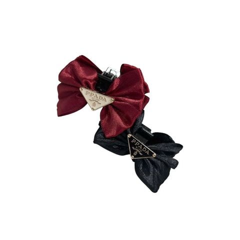  Kẹp Tóc Ruy Băng KTT0013 – Sang Trọng – Nữ Tính – Hai Màu Đỏ & Đen 