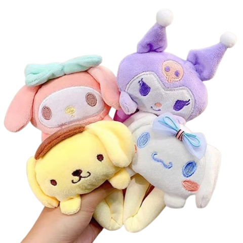  Kẹp Tóc KTT0061  Plush Sanrio – Melody / Cinnamoroll / Kuromi Siêu Cute 