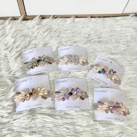  Kẹp Tóc  KTT0063 Đính Đá & Ngọc Trai – Phụ Kiện Sang Chảnh 