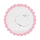  Lắc tay Titan LTC123 charm lá đính đá 