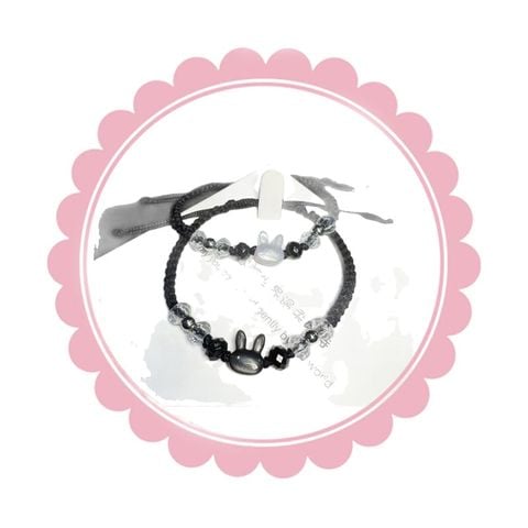  Vòng đeo tay LCT201 – dây Thỏ Trắng xinh xắn, phong cách dễ thương 