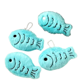  Móc khóa MK004  thú bông cá xanh  – Nhỏ xinh, mềm mịn, đáng yêu hết nấc ✨ 