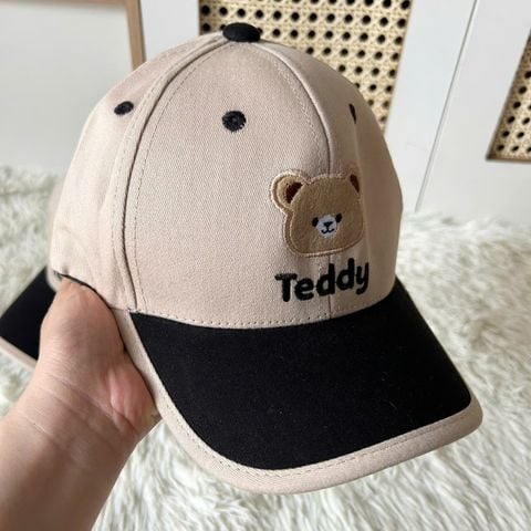  Nón Cho Bé NCC0340 – Thiết kế Teddy dễ thương 