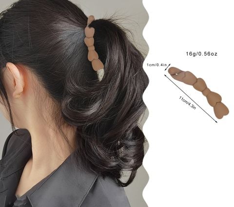  Kẹp tóc KTC02 - kẹp tóc chuối hình nơ kép 