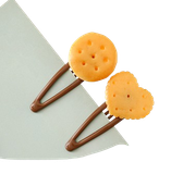  Kẹp tóc KTT0097 - Bánh quy vui nhộn 