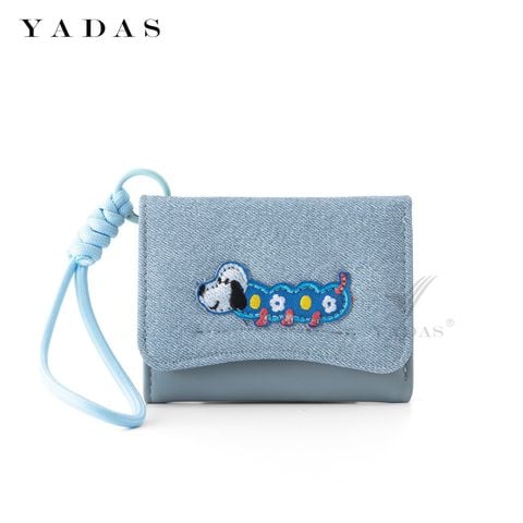  Ví ngắn BV014 – Nắp gập tiểu thư, kèm dây đeo cổ tay tiện lợi 