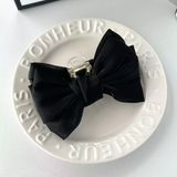  Kẹp Tóc K0310 Nơ Lụa Nữ Tính 