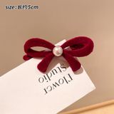  Kẹp tóc KTT0102 - kẹp mái nơ sơn nhung 