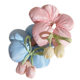  Cột Tóc Hoa CTB12 – Cột Tóc Hoa Nữ Dễ Thương, Nhiều Màu Sang Trọng 