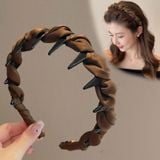  Cài tóc phồng BDD08 - vải bóng Twist Chic Headband 