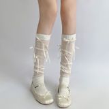  Vớ nơ VV00139 – Dáng cổ cao tiểu thư, điểm nhấn nơ cá tính 