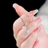  Dây Chuyền DC294 – Giọt nước đính đá lấp lánh, sang trọng 