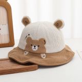  Nón cho bé NCC0309 – Mũ vành bé trai bé gái màu Hồng, Nâu 