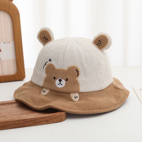  Nón cho bé NCC0309 – Mũ vành bé trai bé gái màu Hồng, Nâu 