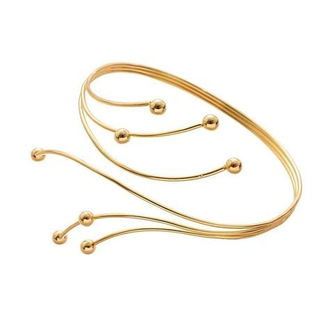  Vòng Bắp tay VTB02 Họa Tiết Sóng Lượn 