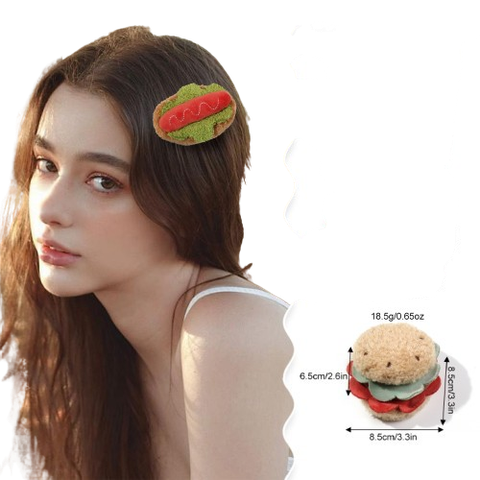  Kẹp tóc KTT0093 - hình bánh ngộ nghĩnh 