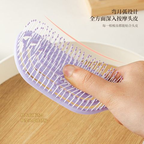  Lược KLK003  Lược Đệm Lò Xo Đàn Hồi Massage Da Đầu Đa Năng 