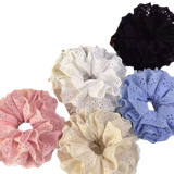  Cột Tóc CO0261 – Vải Ren Mềm Nhẹ, Giữ Tóc Chắc, Xinh Xắn Mỗi Ngày 