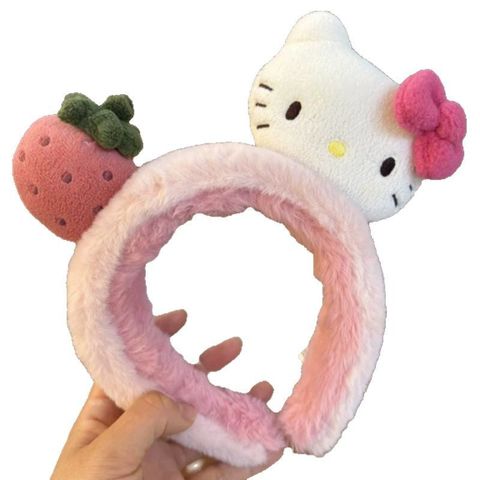  Băng đô Kitty BD012 – Băng đô lông mềm phong cách dễ thương 