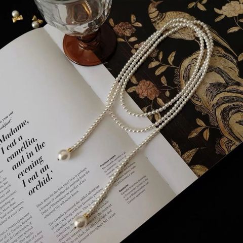  Vòng Đeo Cổ DVC009 – ngọc trai hở, tạo kiểu theo ý 