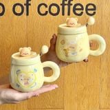  Ly Sứ Gấu Vàng NL0043 – Sắc Vàng Kem Bơ Ngọt Ngào 