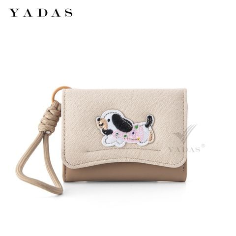  Ví ngắn BV014 – Nắp gập tiểu thư, kèm dây đeo cổ tay tiện lợi 