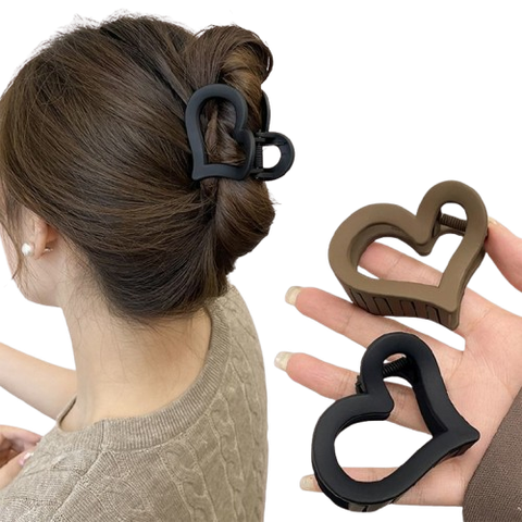  Kẹp tóc KTT0097 Kẹp càng cua trái tim rỗng 