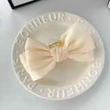  Kẹp Tóc K0310 Nơ Lụa Nữ Tính 