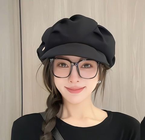  Nón NCC105 Bánh Tiêu bát giác Hoạ sĩ Beret Nữ Hàn Quốc Ulzzang 