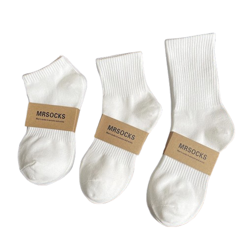  Vớ trơn VOV0020 - 1 màu cotton cơ bản 