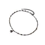  Lắc LCT227 - Lắc chân  xoắn mạ Bạc ( đồng) 