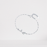  Lắc tay Titan LTC123 charm lá đính đá 