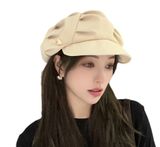  Nón NCC105 Bánh Tiêu bát giác Hoạ sĩ Beret Nữ Hàn Quốc Ulzzang 