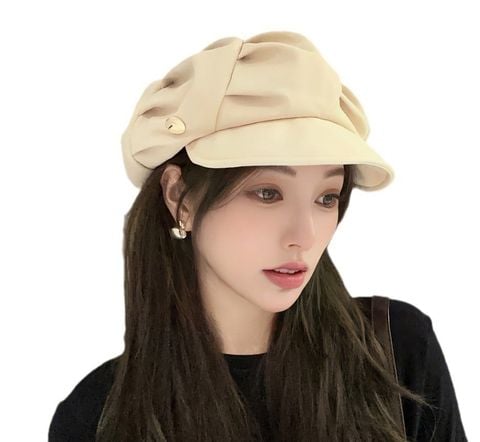  Nón NCC105 Bánh Tiêu bát giác Hoạ sĩ Beret Nữ Hàn Quốc Ulzzang 