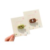  Kẹp tóc KTT0072 cà lem KTT0072 Set Đồ Ăn Siêu Cute 