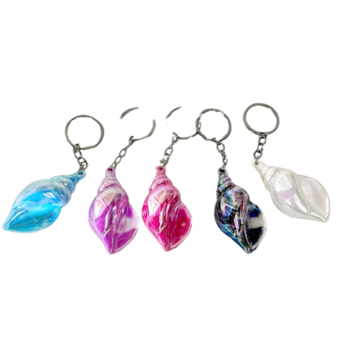  Móc Khóa Vỏ Ốc Xà Cừ Ánh Kim KMC025 